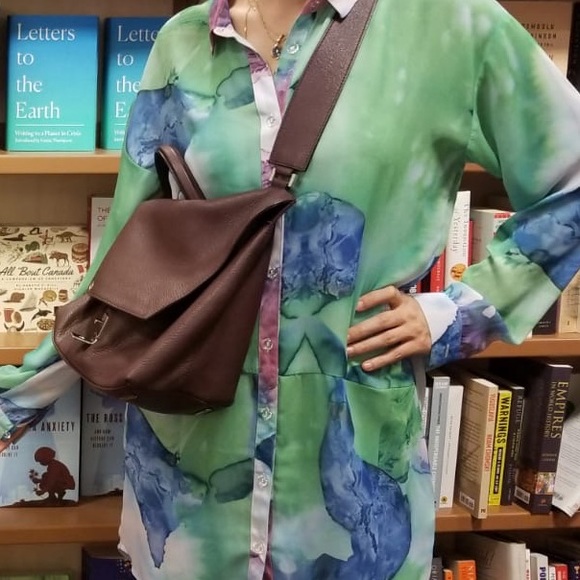 Calvin Klein burgundy bag - Picture 2 of 11